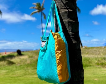 Parachute Silk Beach Bag: Ultralight, Strong, Compact  display picture 1