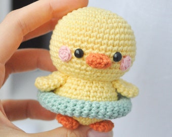 Grace the duck - CROCHET PDF PATTERN (English)