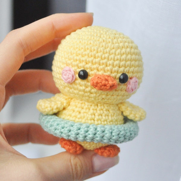 Grace le canard - PATRON PDF AU CROCHET (Anglais)