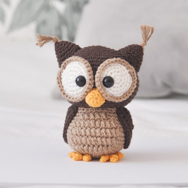 Alda the owl - CROCHET PDF PATTERN (English)