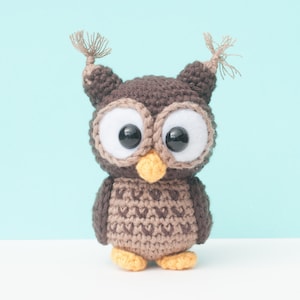 Albert The Owl CROCHET PDF PATTERN English and spanish image 3