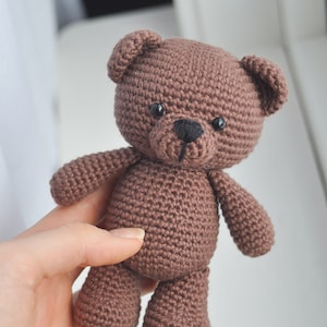 Frankie the teddy bear CROCHET PDF PATTERN English image 3