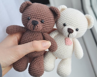 Frankie the teddy bear - CROCHET PDF PATTERN (English)