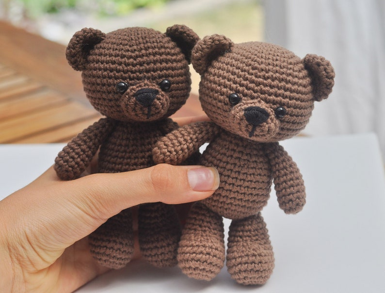 Florence the teddy bear CROCHET PDF PATTERN English image 4