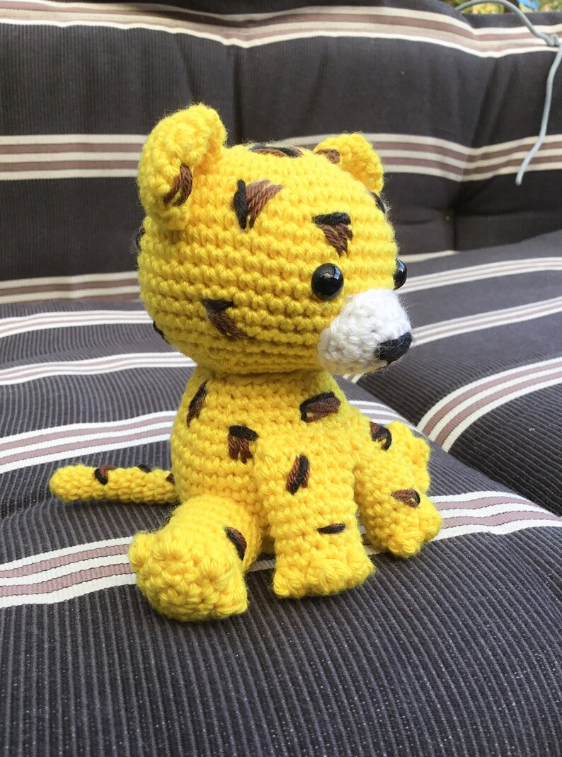 Crochet Leopard PDF Pattern Etsy