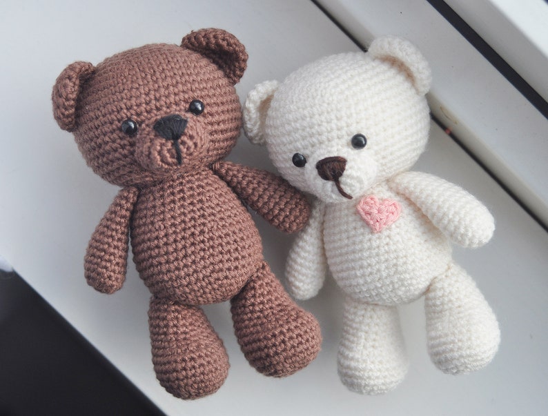 Frankie the teddy bear CROCHET PDF PATTERN English image 4