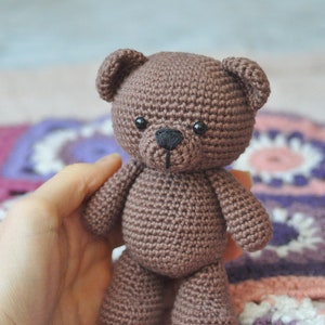 Frankie the teddy bear CROCHET PDF PATTERN English image 8