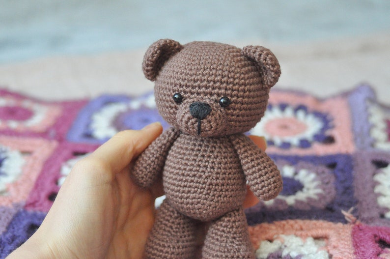 Frankie the teddy bear CROCHET PDF PATTERN English image 8