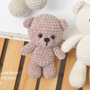 The Love Bear CROCHET PDF PATTERN English image 3