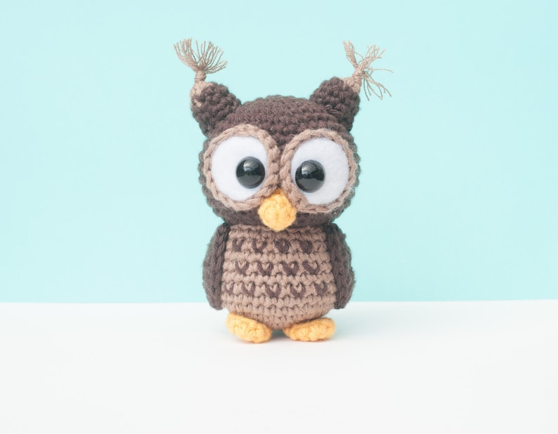 Albert The Owl CROCHET PDF PATTERN English and spanish image 3