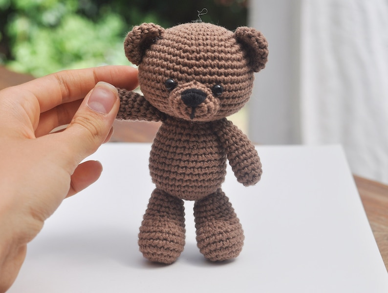 Florence the teddy bear CROCHET PDF PATTERN English image 6