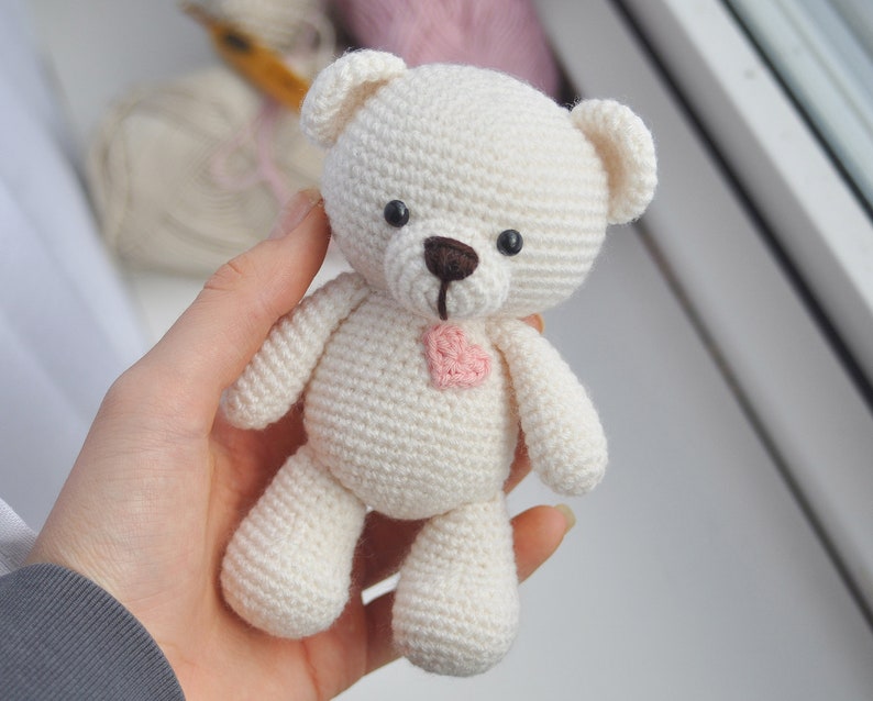 Frankie the teddy bear CROCHET PDF PATTERN English image 5