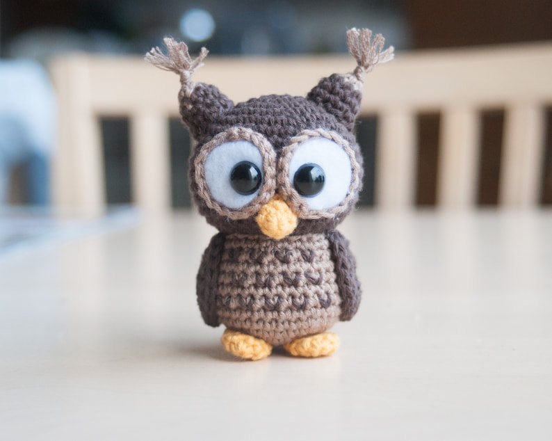 Albert The Owl CROCHET PDF PATTERN English and spanish image 4