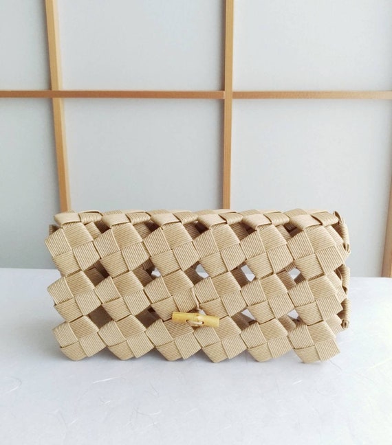 beige clutch