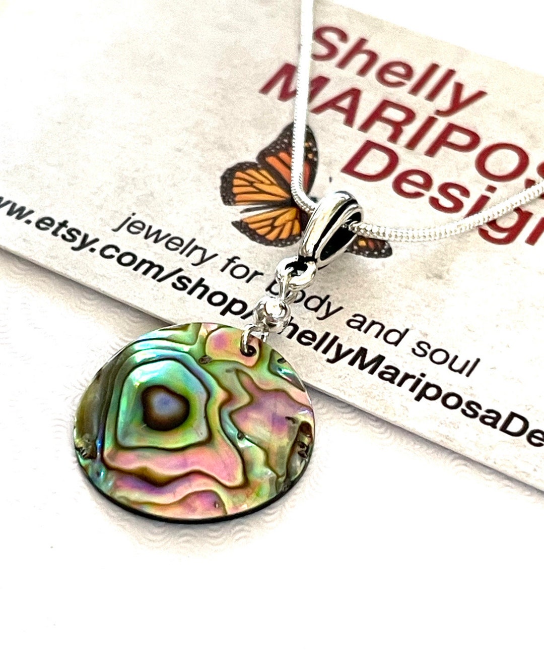Handcrafted New Zealand Abalone Shell Pendant Natural Abalone Etsy