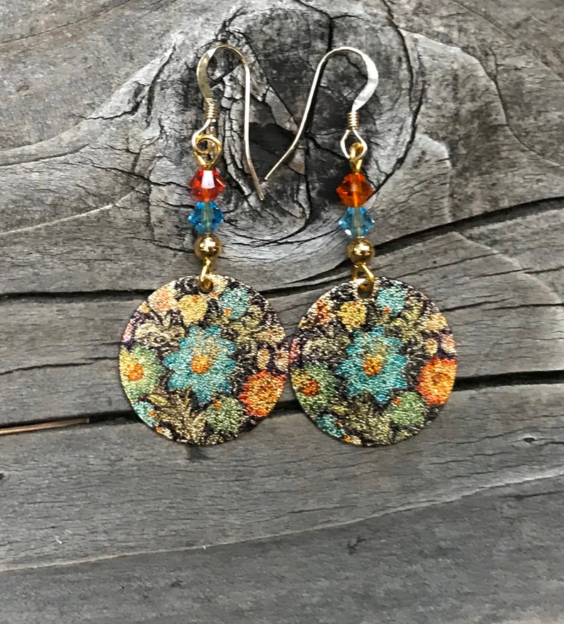 Crystal Boho earrings hippie earrings Boho jewelry Etsy