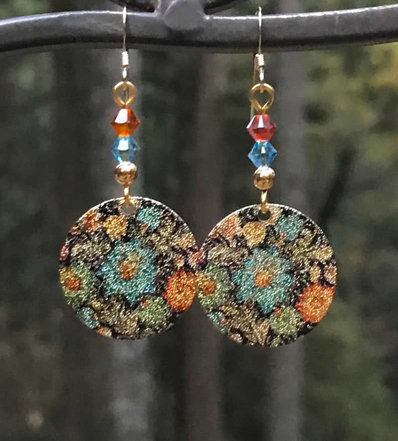Crystal Boho Earrings Hippie Earrings Boho Jewelry Etsy