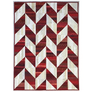 UP DOWN and SIDEWAYS- A Jelly Roll or Layer Cake Friendly Quilt Designed by J. Michelle Watts-Scrap Quilt - Download