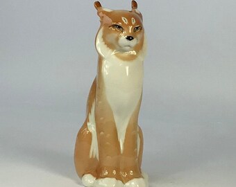 Figurine Chat Vintage Etsy