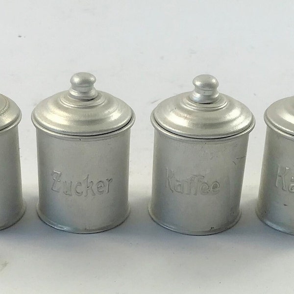 Dollhouse Miniature Canister Set - Etsy