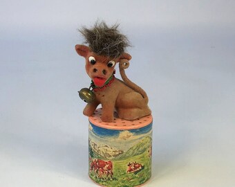 Freak Scene Geräuschdose „Kuh“ – MUH Dose, Lustiges Spielzeug Mit 1950er Design, Kinderspielzeug