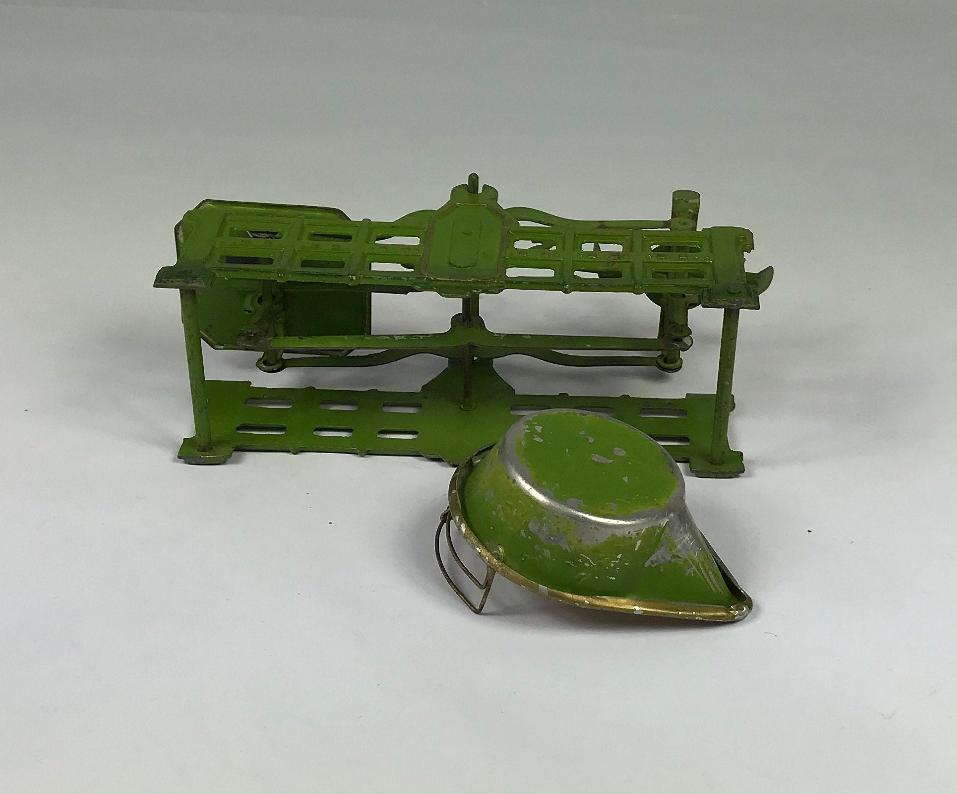 Deutsche antike Gusseisen Spielzeug Gewicht Waagen. Mit | Etsy