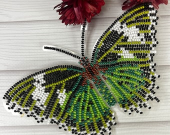 Papillon, papillon 3d, papillon sur aimant, Perle papillon décor