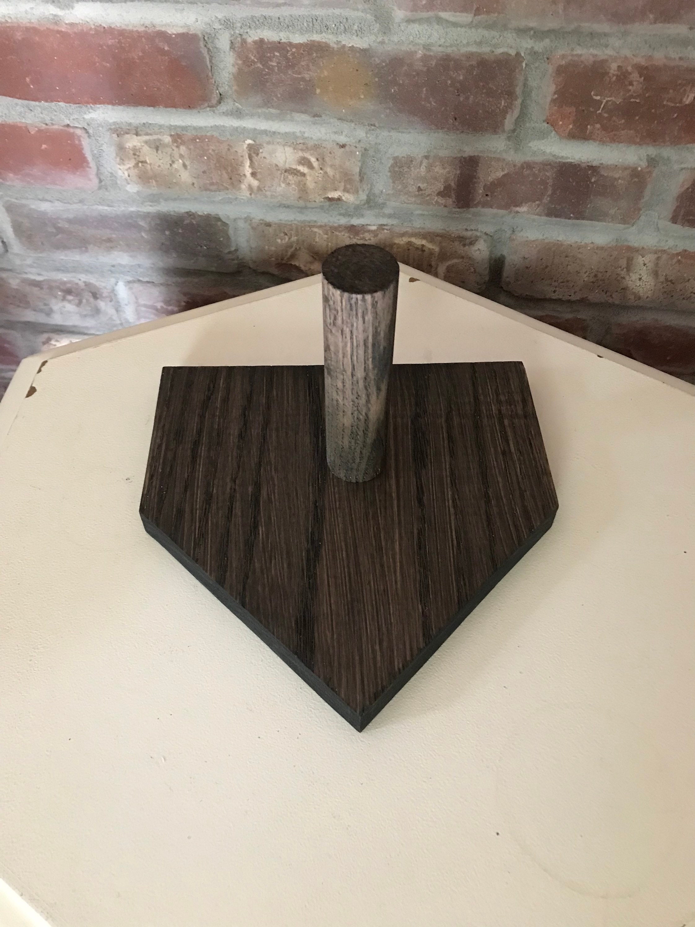 Solid Oak Baseball Glove Holder Display Etsy