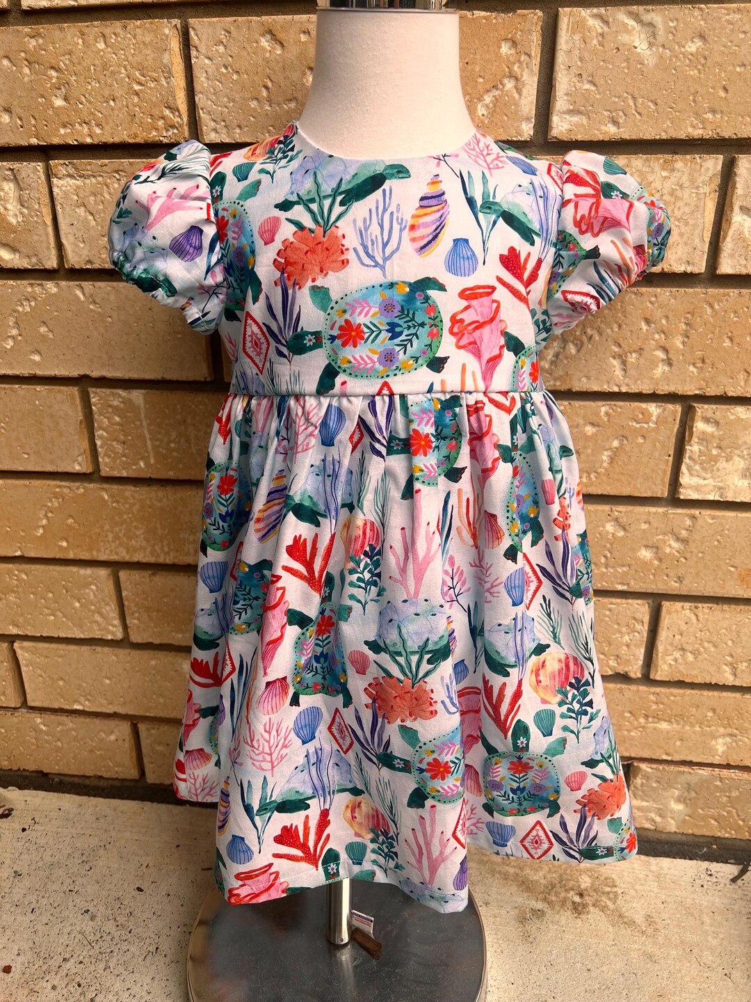 Ella Swimming Turtles Dress main image 0