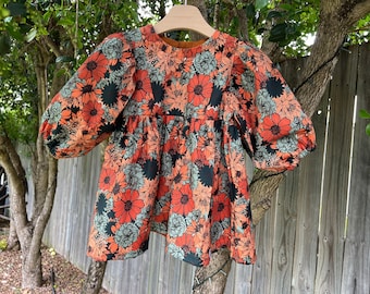 Autumn blouse , beautiful girls blouse , girls long shirt , girls shirt dress, winter girls fashion, girls fall fashion baby girls