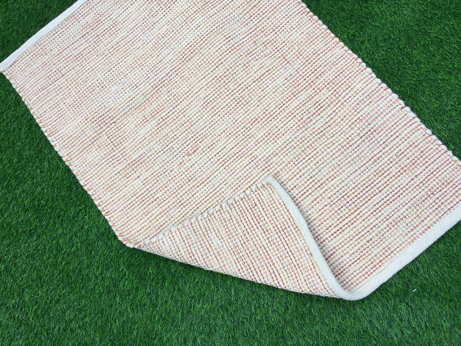 2x3 feet Handmade Woven Rug Indian Cotton Rug Area Rug Etsy