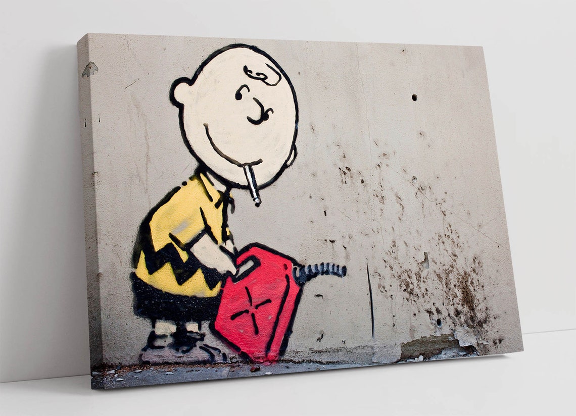 Charlie Brown Gasoline Canvas Wall Art Print Artwork 30mm Etsy