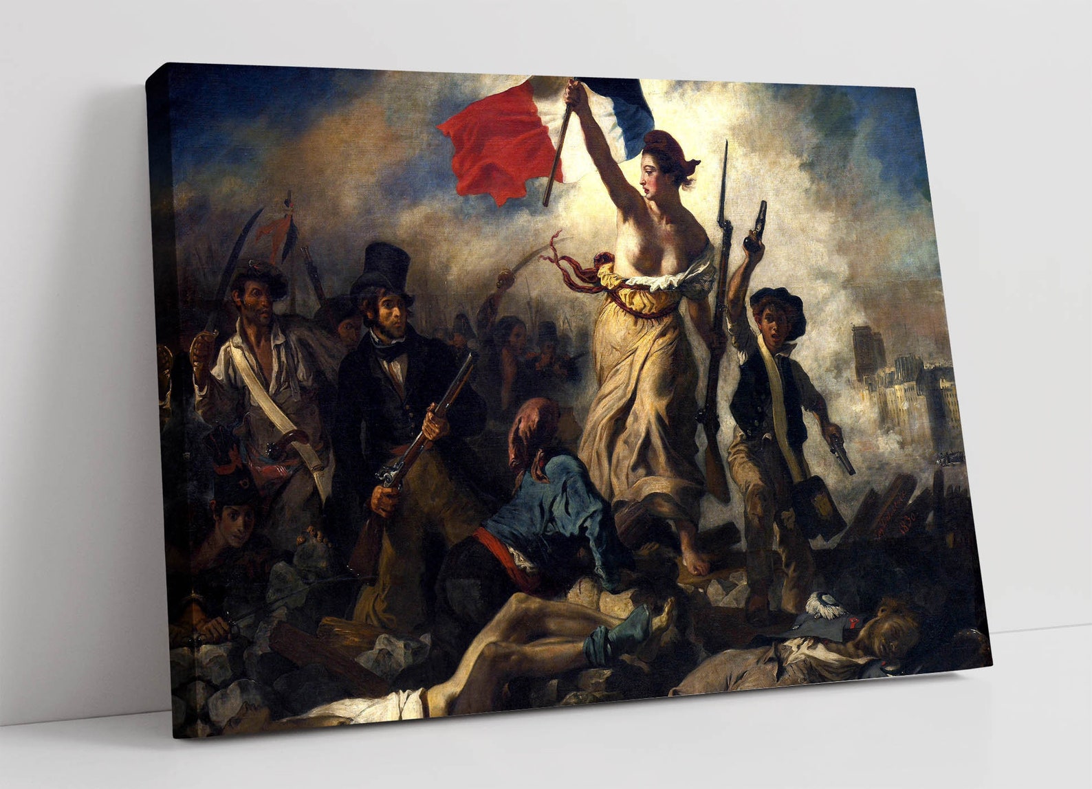 Eugene Delacroix Liberty Leading The People Canvas Wall Art Etsy
