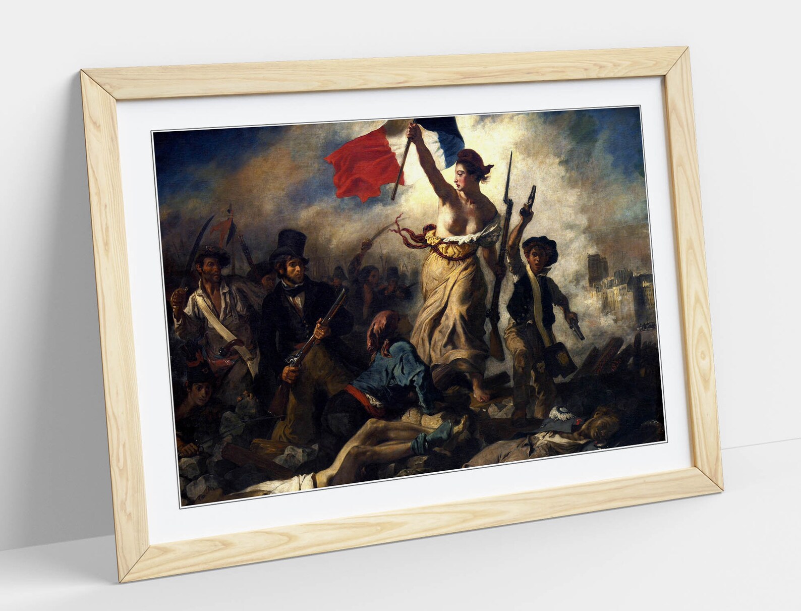 Eugene Delacroix Liberty Leading The People Poster Framed Etsy