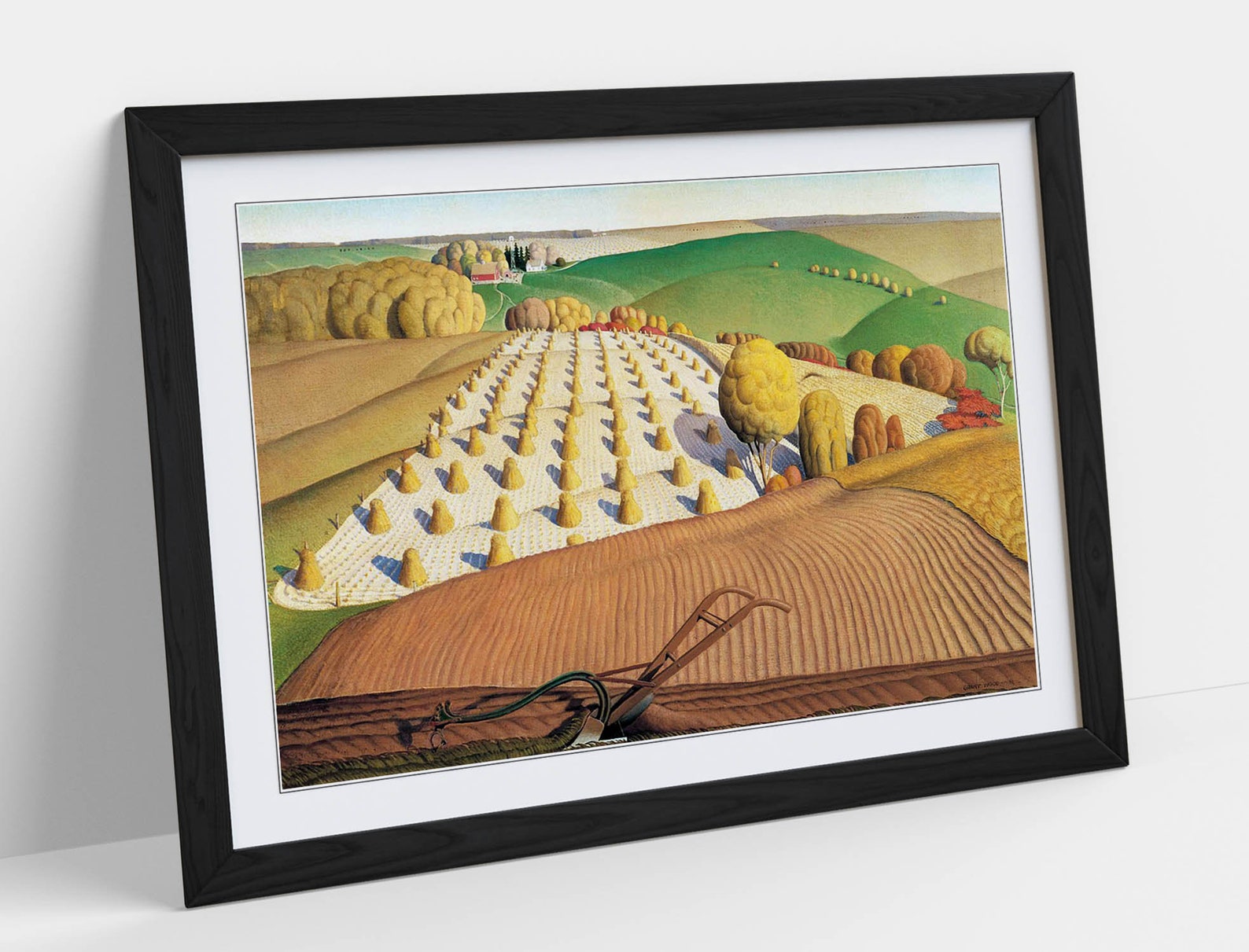 Грант вуд fall plowing