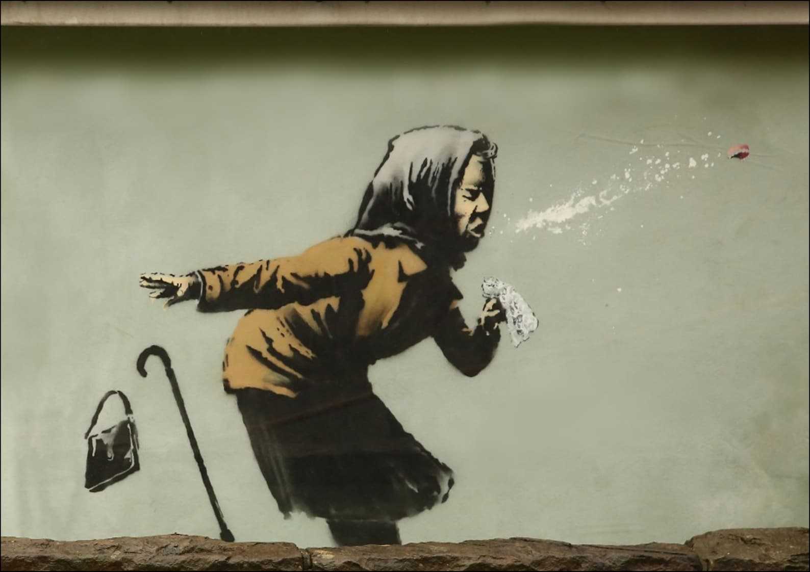 Banksy Achoo Graffiti Street Artwork Framed Picture Poster Etsy