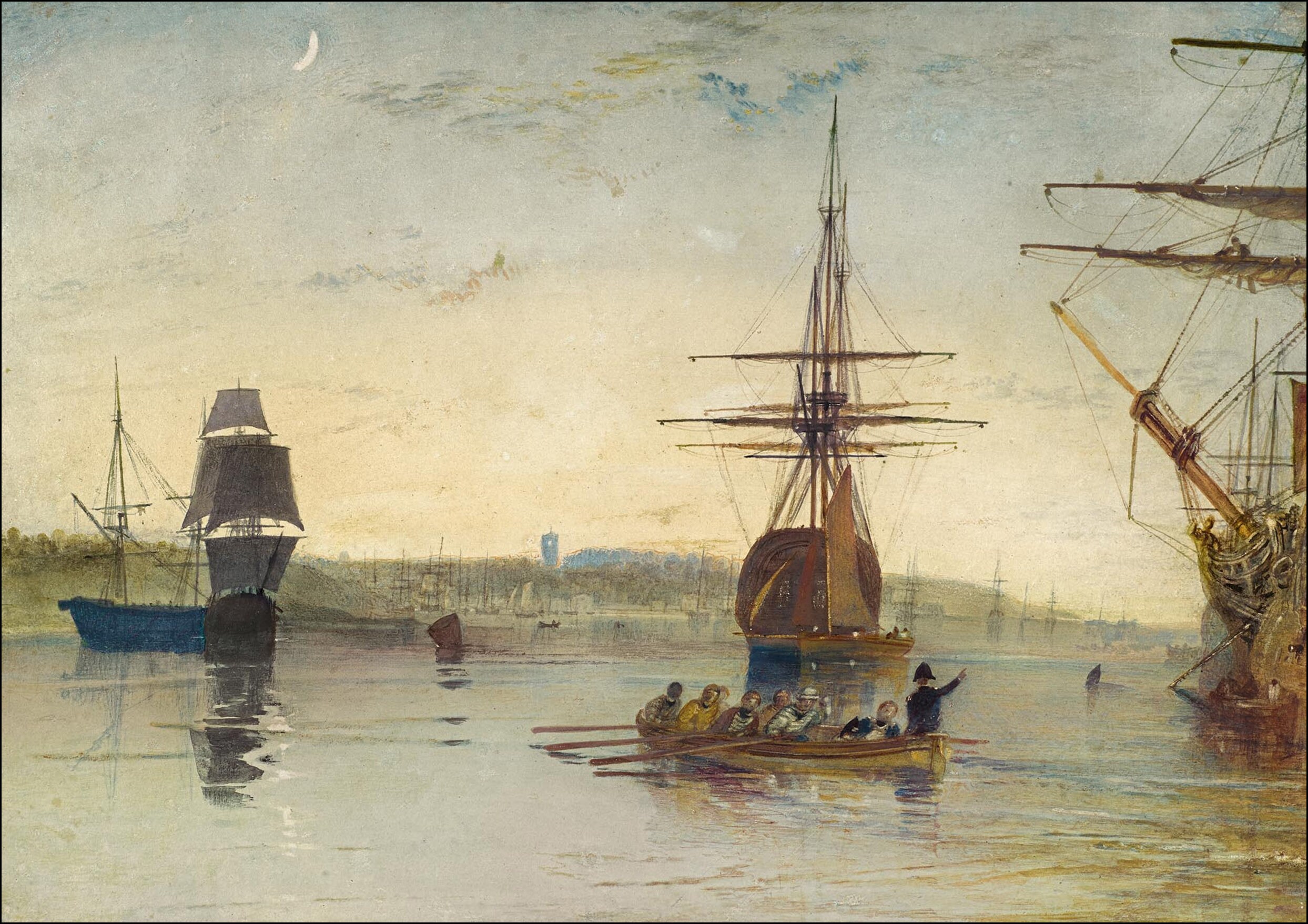 J M W Turner West Cowes Isle of Wight Poster gerahmt Wand Etsy