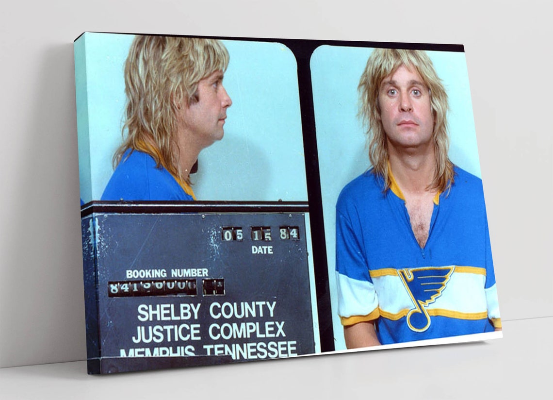 ozzy osbourne mugshot poster