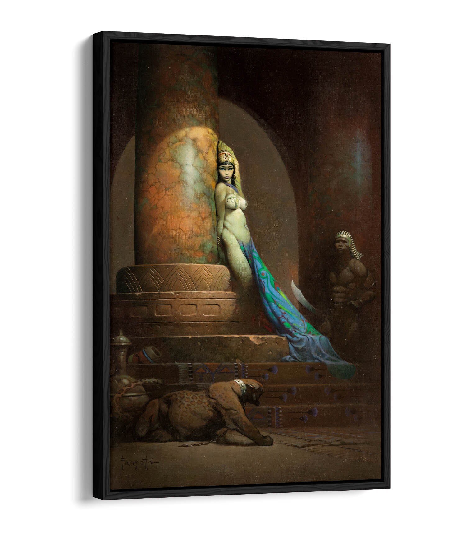 Frank Frazetta Egyptian Queen Deep Frame Float/floater Effect Etsy