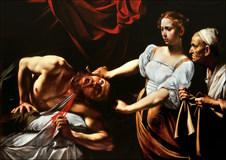 Judite e Holofernes, de Caravaggio - Imagem: Reprodução