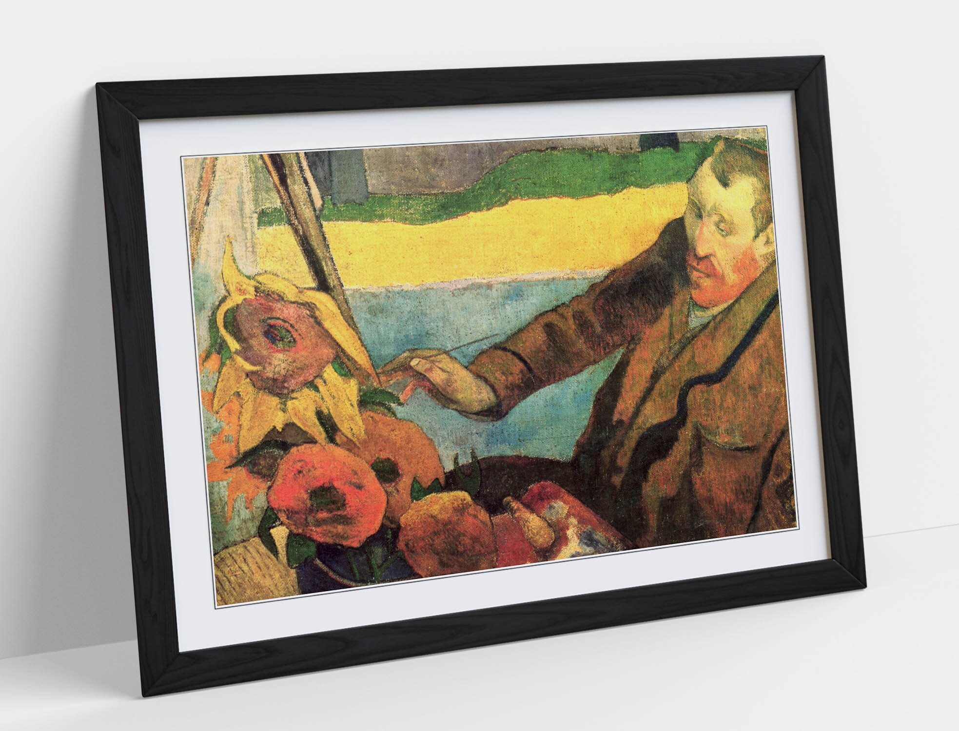 Paul Gauguin Vincent Van Gogh Painting Sunflowers Poster Etsy