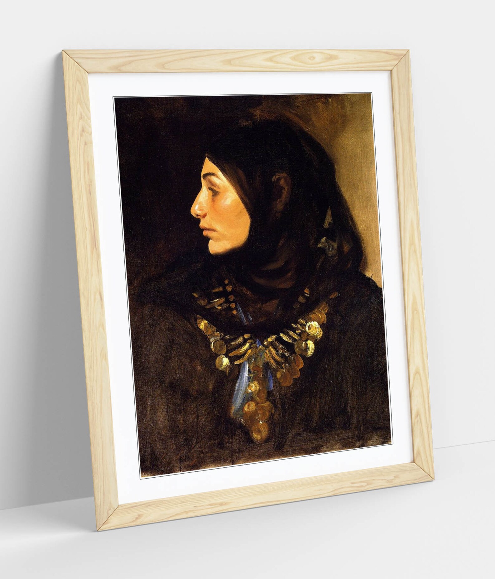 John Singer Sargent Egyptian Woman Poster Framed Wall Art | Etsy