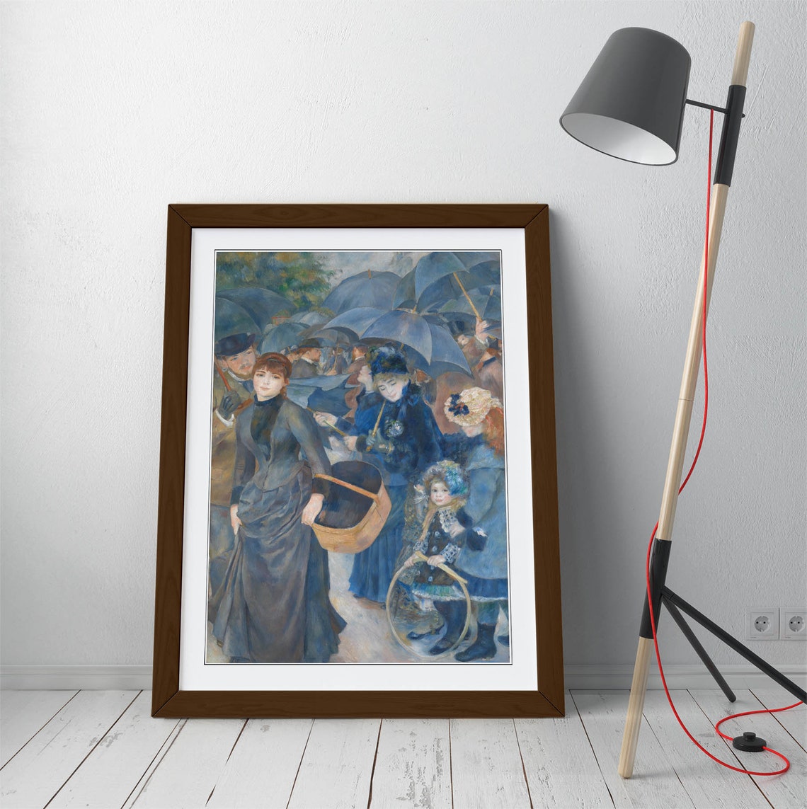 PierreAuguste Renoir The Umbrellas Poster Framed Wall Art Etsy