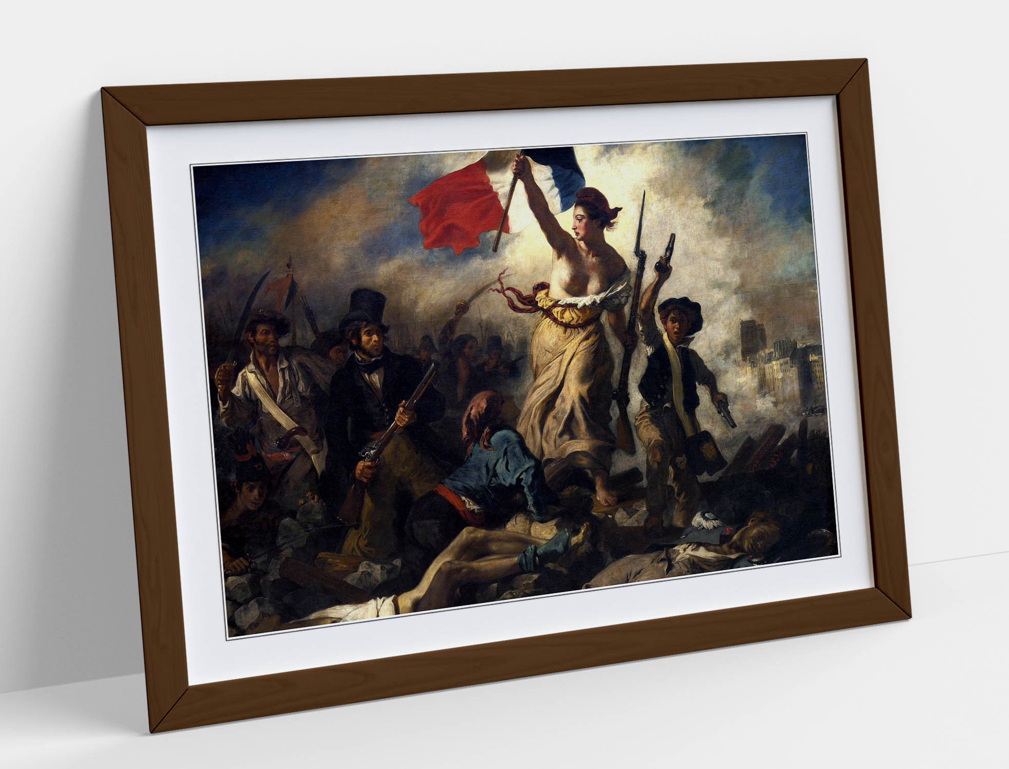 Eugene Delacroix Liberty Leading the People Poster Framed Etsy