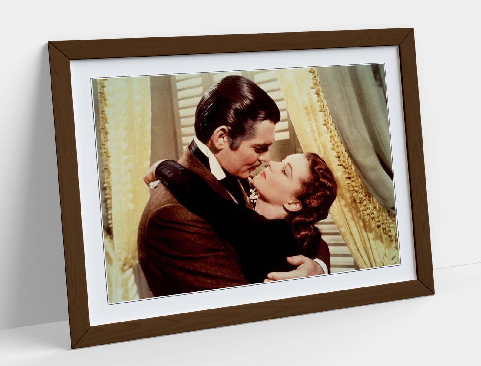 Gone With The Wind Poster Framed Wall Art Print Picture Home Etsy