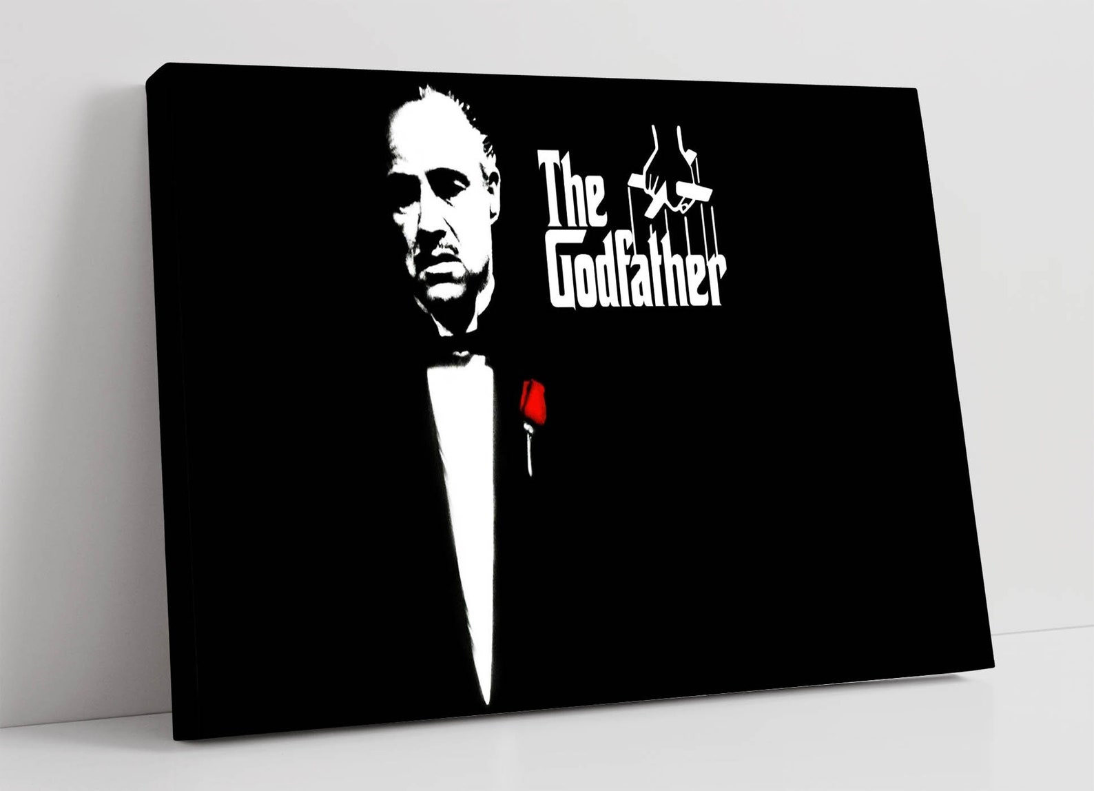 The Godfather Canvas Wall Art Print Artwork 30mm Deep Framed Etsy