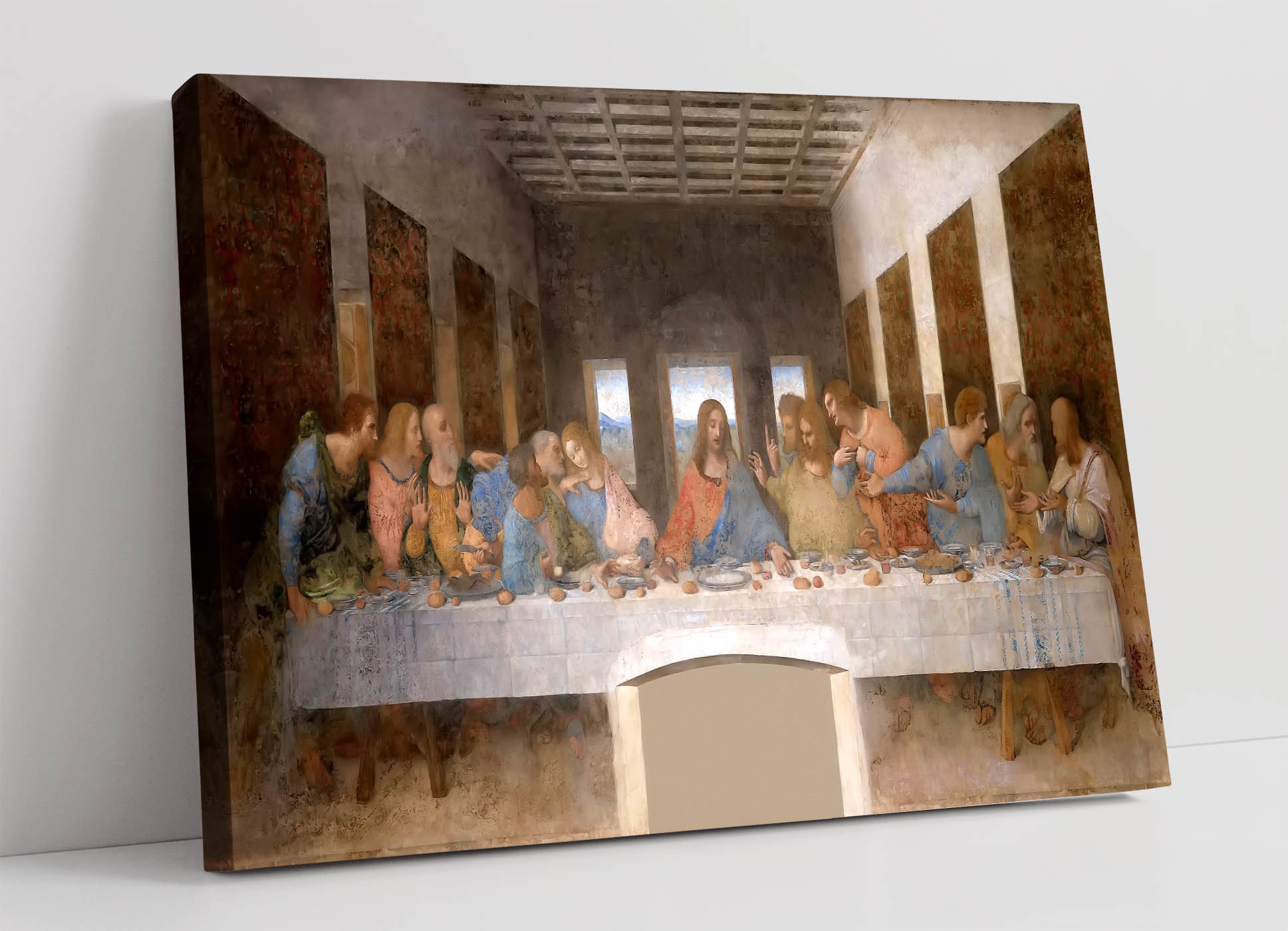 The Last Supper Leonardo Da Vinci Canvas Wall Art Print | Etsy