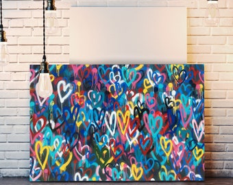 Graffiti Art Canvas Etsy