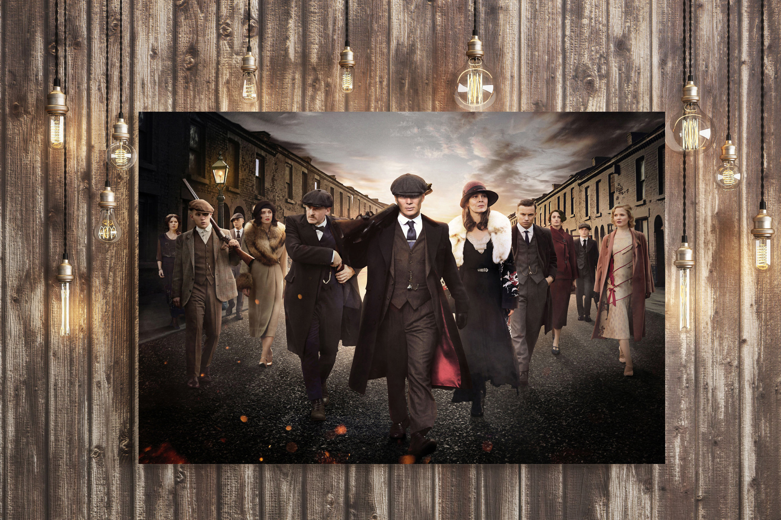 Peaky Blinders Crew Canvas Wall Art Picture Print Artwork 30mm Etsy 