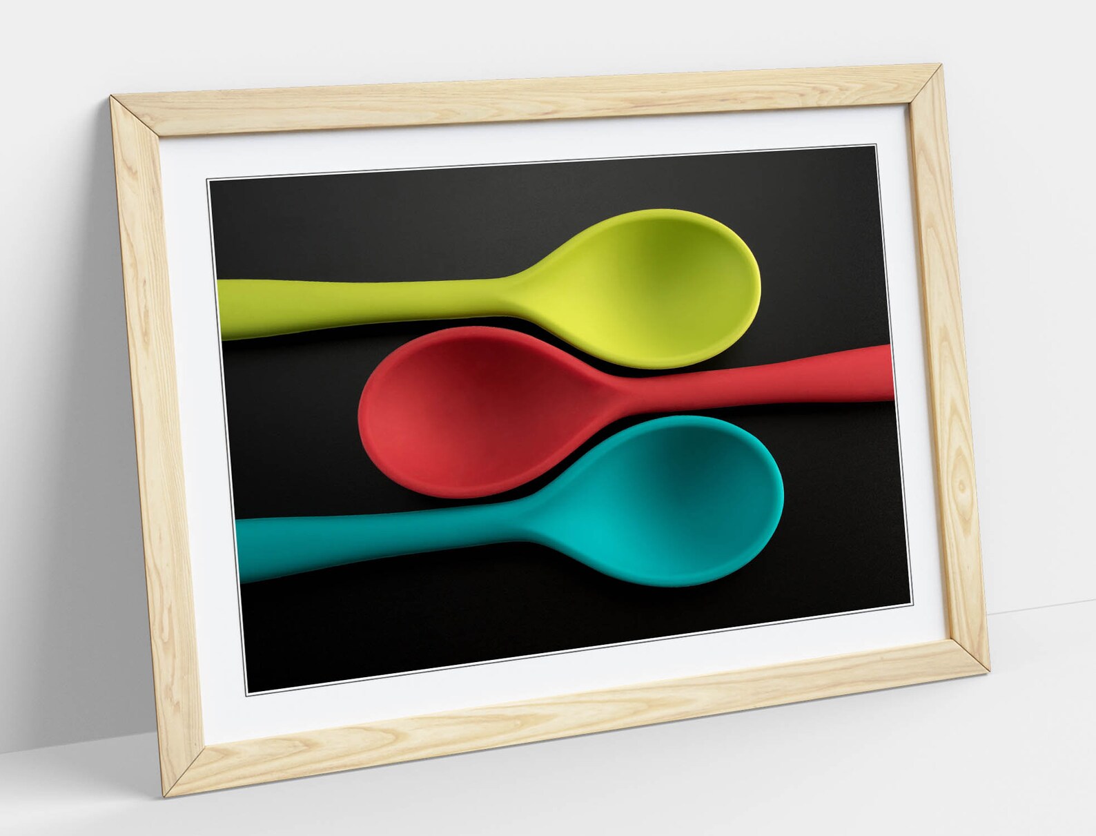 Coloured Spoons Kitchen Poster Framed Wall Art Print Picture Etsy